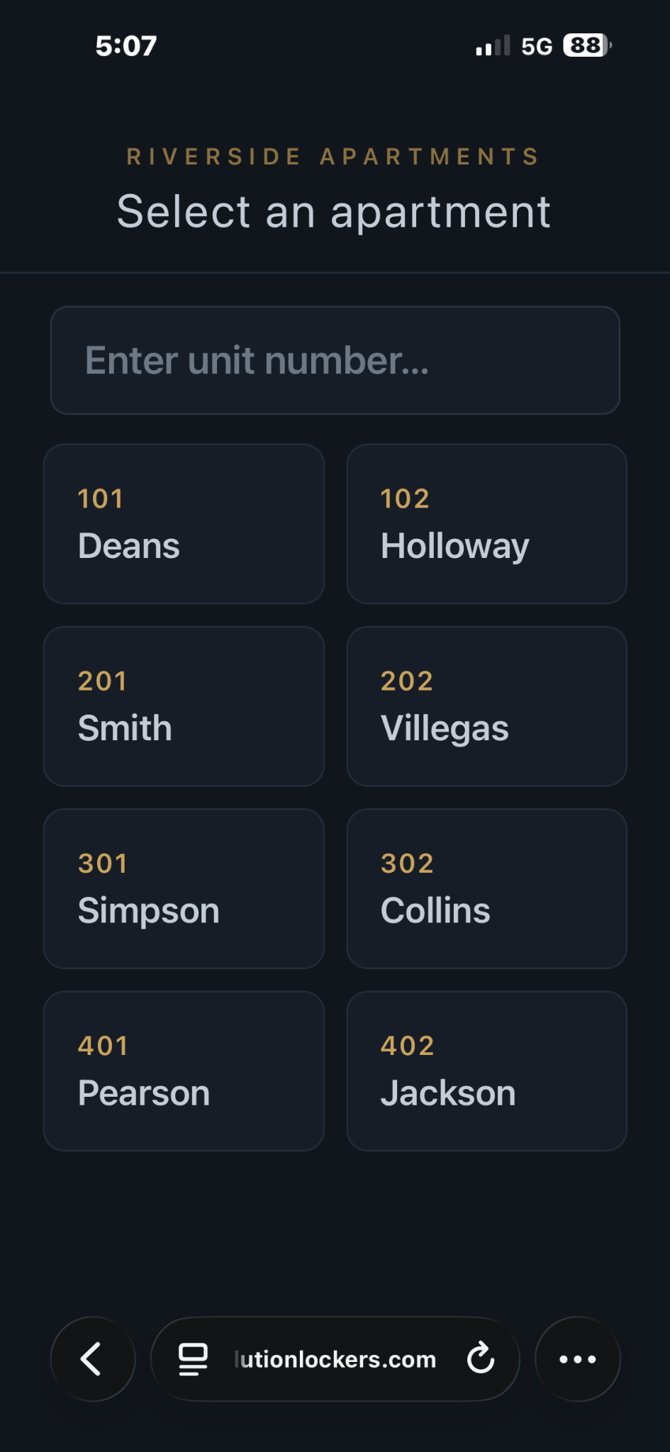 JAXIAN intercom screen